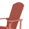 Flash Furniture Red Poly Resin Adirondack Style Rocking Chair JJ-C14705-RED-GG - alternate 3